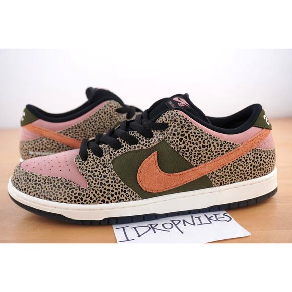 Nike SB Dunk Low Pro x Arts-Rec Animal Print Size 8.5-15 Men’s